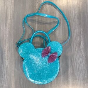 Minnie glitter purse